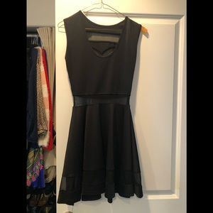 Black Cut out dress